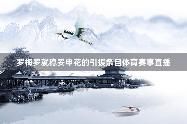 罗梅罗就稳妥申花的引援条目体育赛事直播