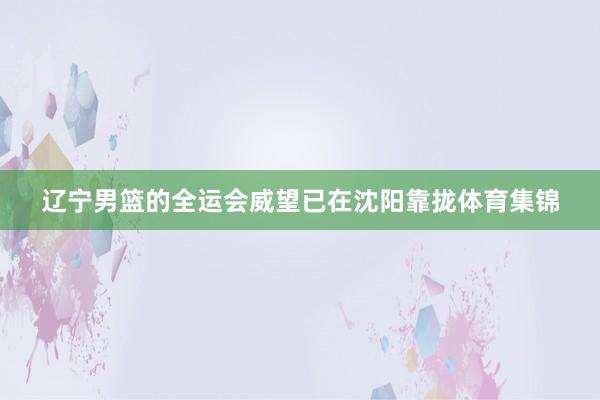 辽宁男篮的全运会威望已在沈阳靠拢体育集锦