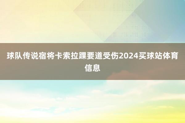 球队传说宿将卡索拉踝要道受伤2024买球站体育信息