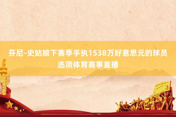 芬尼-史姑娘下赛季手执1538万好意思元的球员选项体育赛事直播
